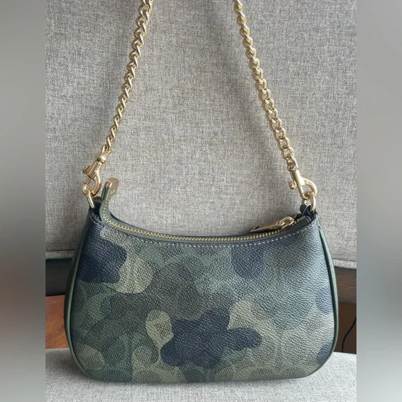 NWT！COACH TERI MINI CROSSBODY BAG IN SIGNATURE CAMO PRINT（COACH CW320）